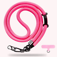 laniere de telephone avec attache et mousqueton 120cm