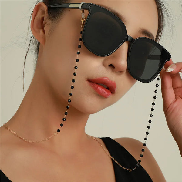 Unique Bargains Chaîne De Lunettes Connecteur Grande Taille Support De Sangle En Silicone Boucle De Cha Ne Blanc Or Lot De 100