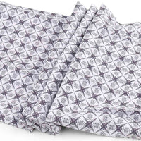 Sangle appareil photo foulard | Motif géométrique gris