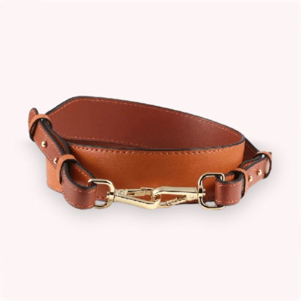 Bandoulière Réglable 3,8 Cm Large Imprimé Léopard - Sangle Sac à Main Avec Clips