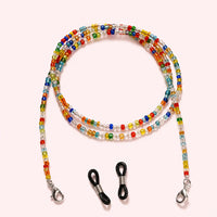 Chaîne de Lunettes pour Femme Perles Multicolores