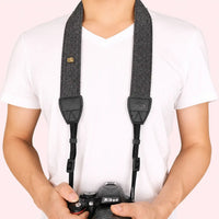 Sangle ajustable pour appareil photo | Coton gris